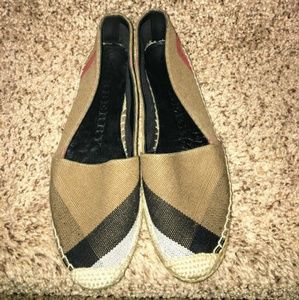 Authentic BURBERRY Espadrille Flats 36.5 (6.5 US)